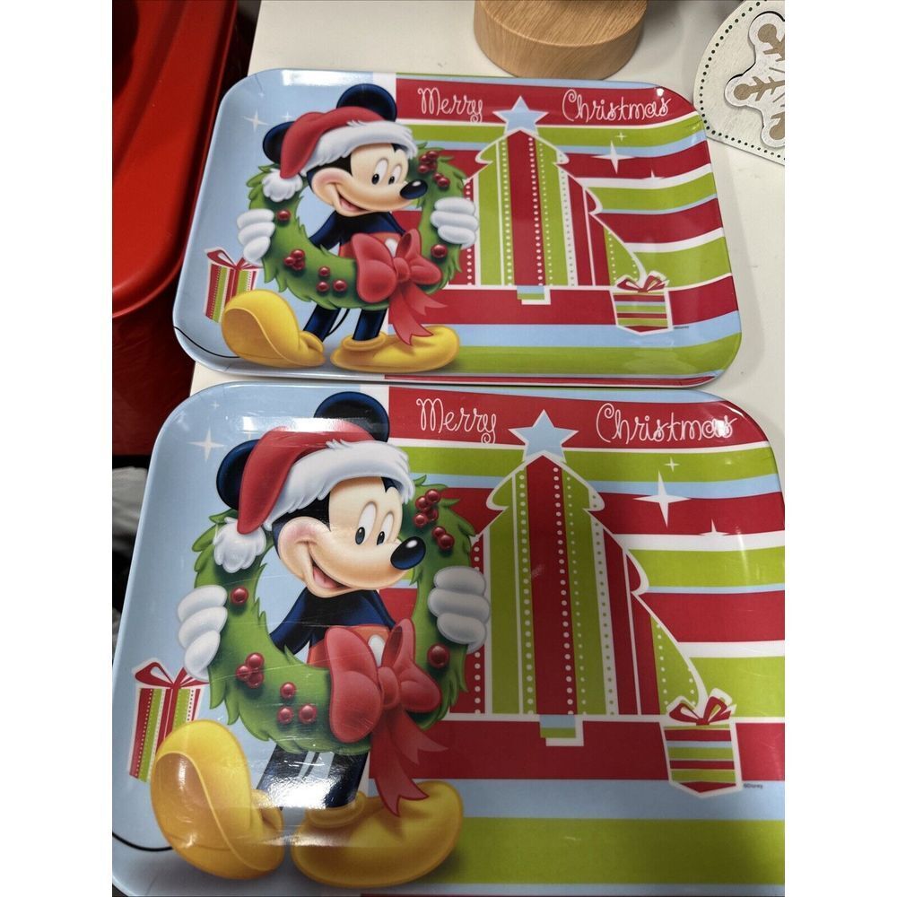 2~Disney's Appetizer Plate Tray 2017 Epcot‎ Food And Wine Festival EXCELLENT